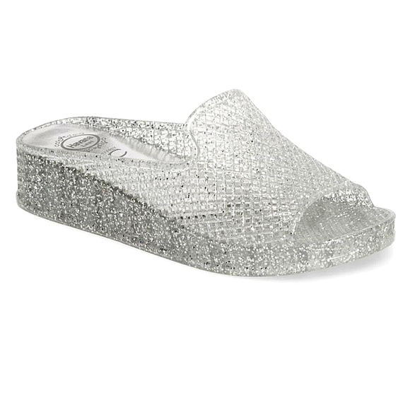 Jeffrey Campbell Shoes - Jeffery Campbell Fling Clear Glitter Sz8 NIB